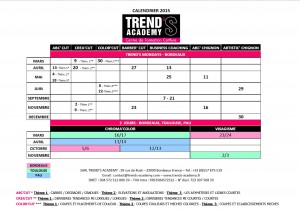 CALENDRIER 2015 DEFINITIF